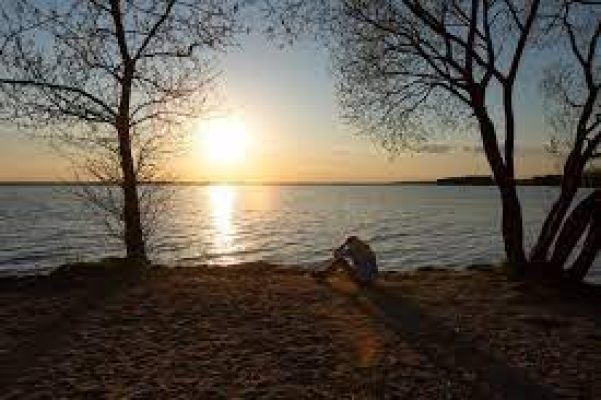 HOMBRE SOLO AL AMANECER